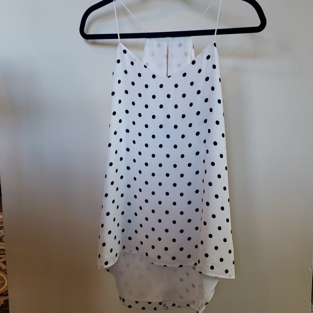 Polka dot tank top